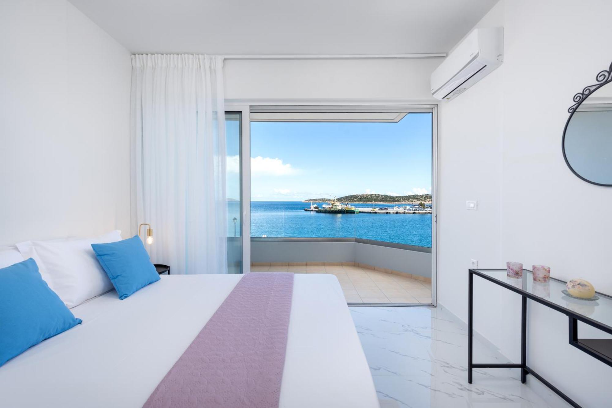 Sea View Bliss 2Br Agios Getaway Apartment Agios Nikolaos  Luaran gambar