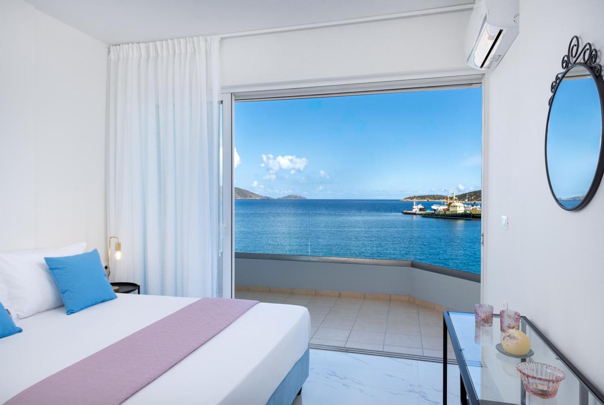 Sea View Bliss 2Br Agios Getaway Apartment Agios Nikolaos  Luaran gambar