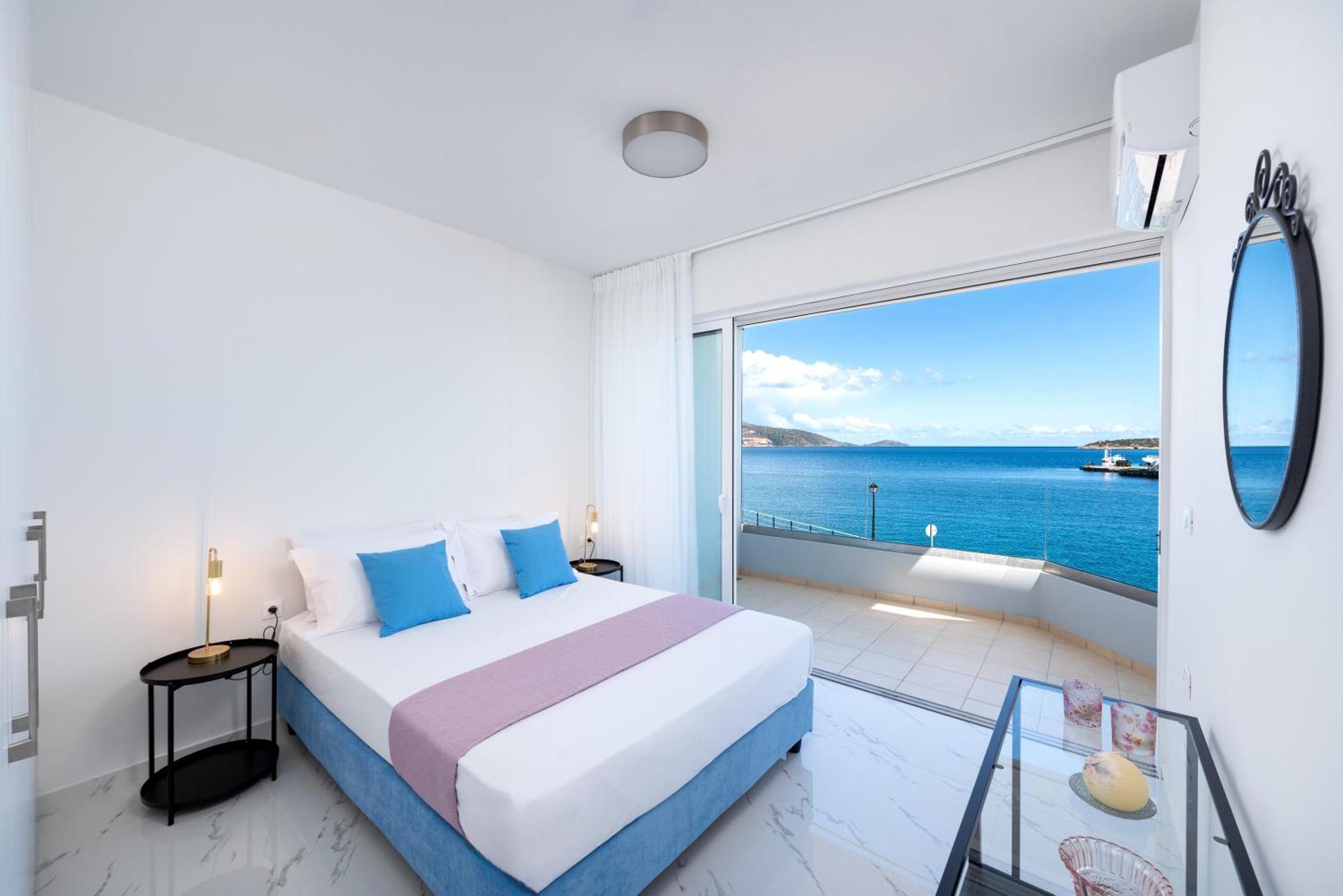 Sea View Bliss 2Br Agios Getaway Apartment Agios Nikolaos  Luaran gambar