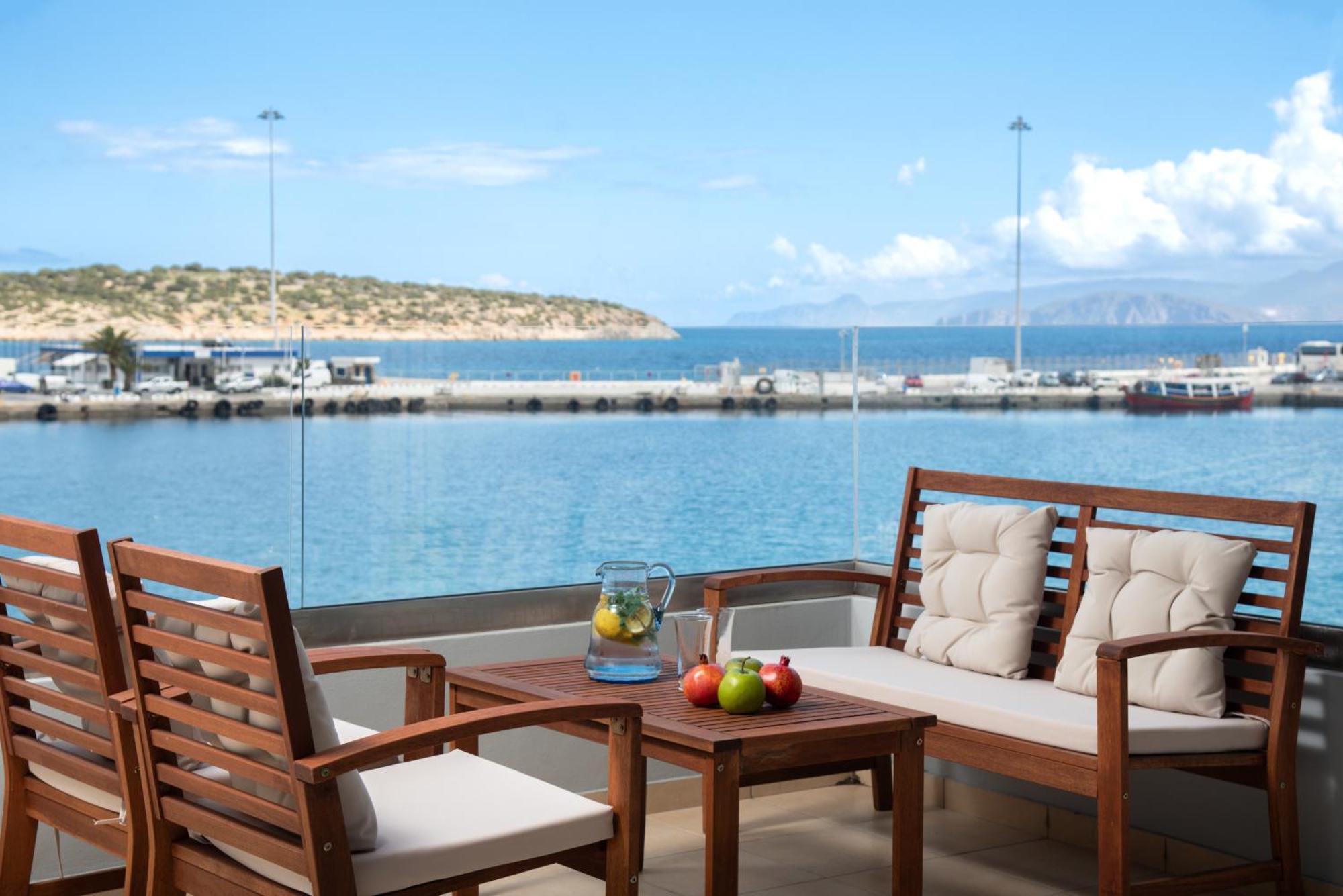 Sea View Bliss 2Br Agios Getaway Apartment Agios Nikolaos  Luaran gambar