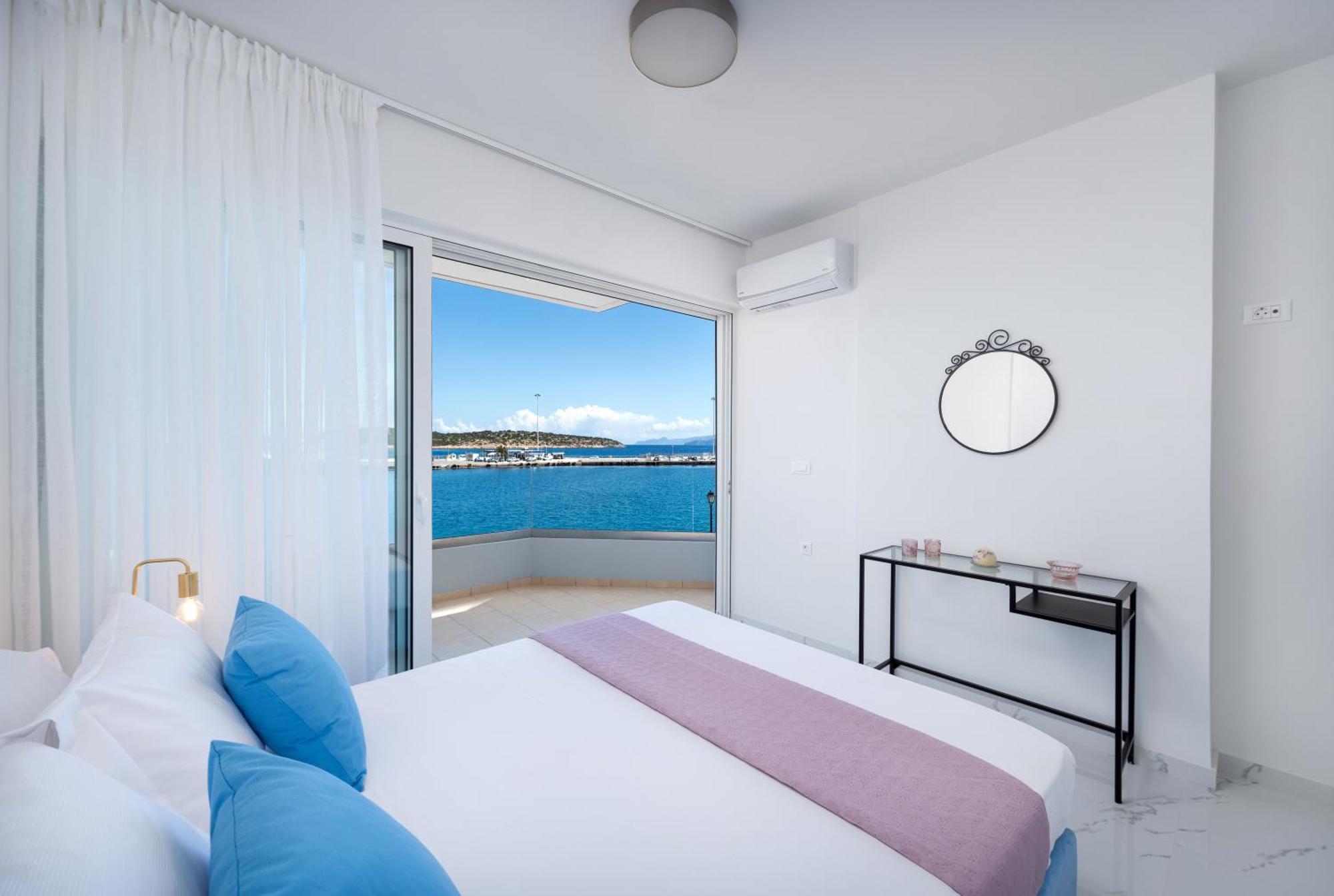 Sea View Bliss 2Br Agios Getaway Apartment Agios Nikolaos  Luaran gambar
