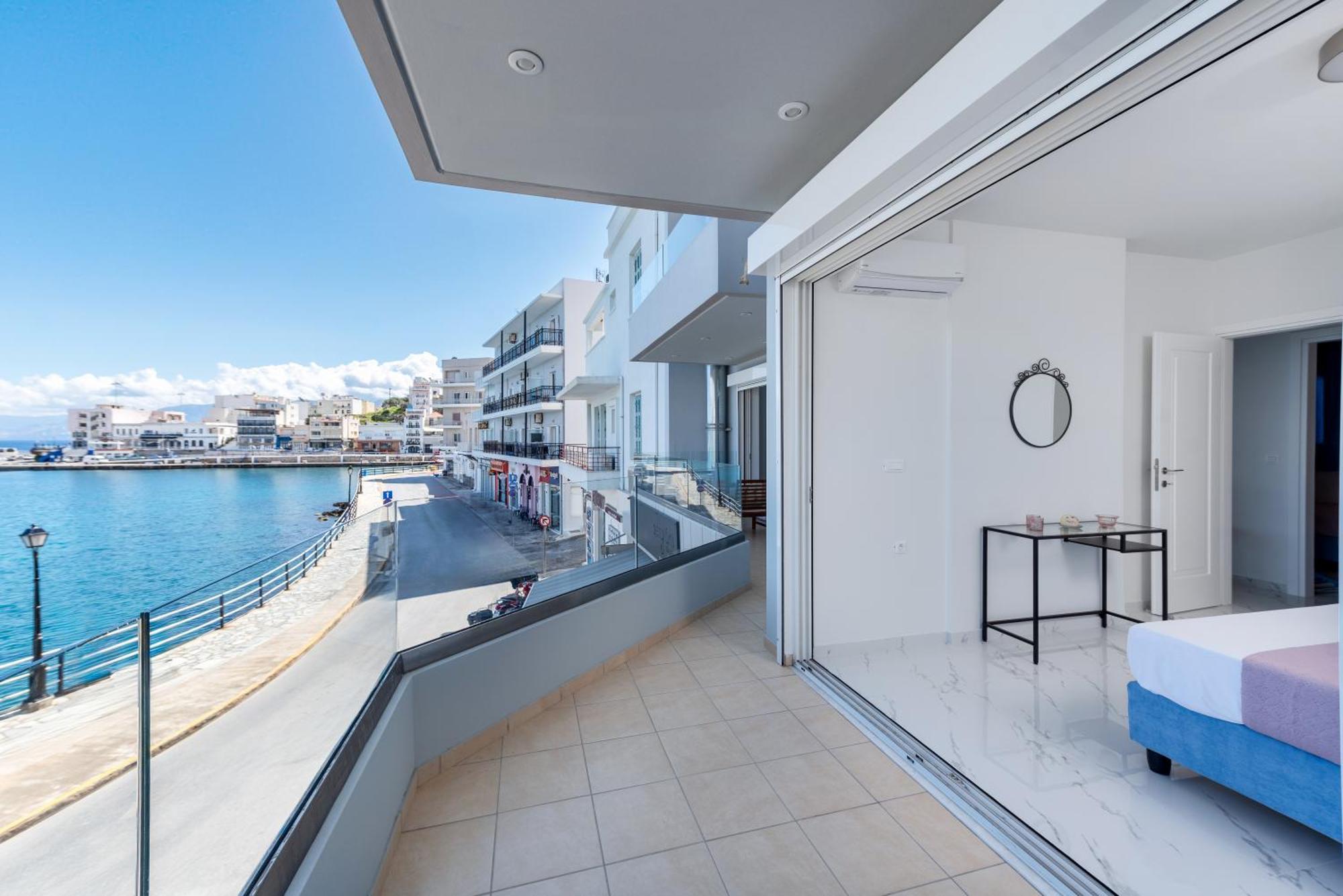 Sea View Bliss 2Br Agios Getaway Apartment Agios Nikolaos  Luaran gambar